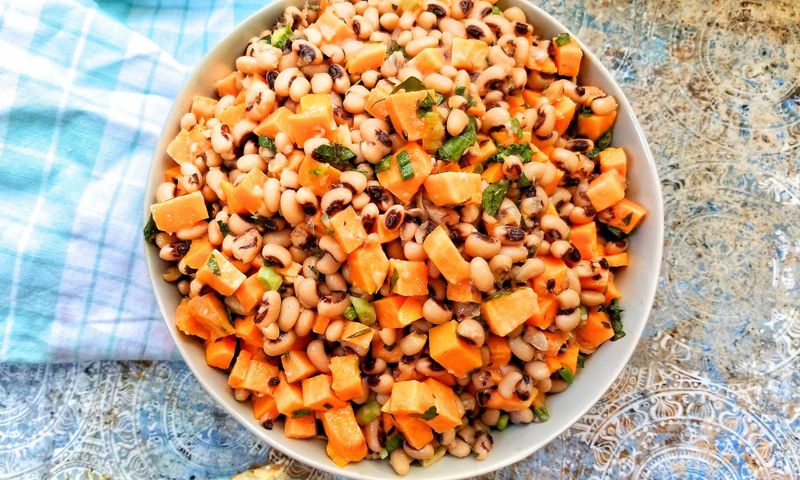 Sweet Potato and Black-Eyed Pea Salad