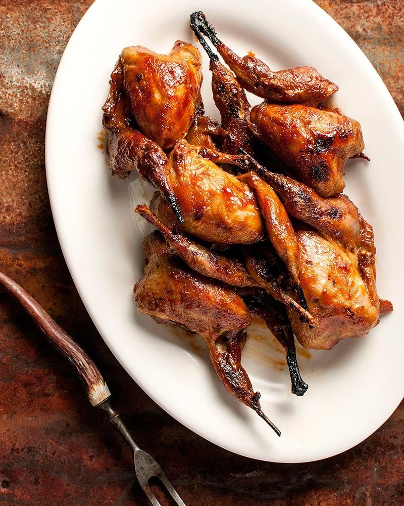 Mesquite-Grilled Quail or Venison