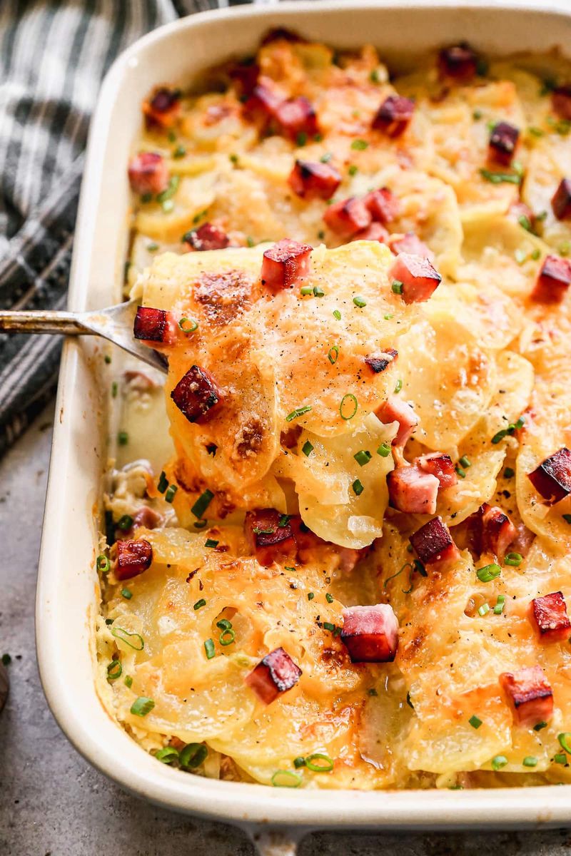Scalloped Potatoes and Ham