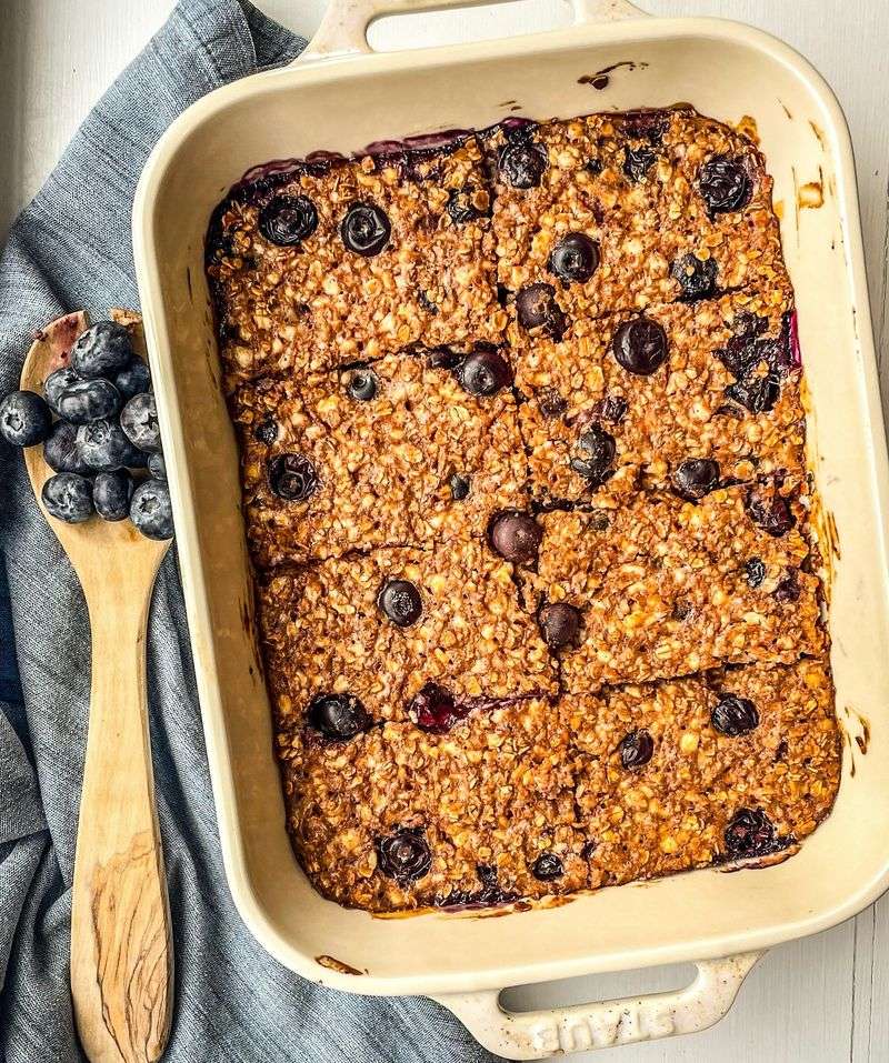 Baked Cottage Cheese Oatmeal