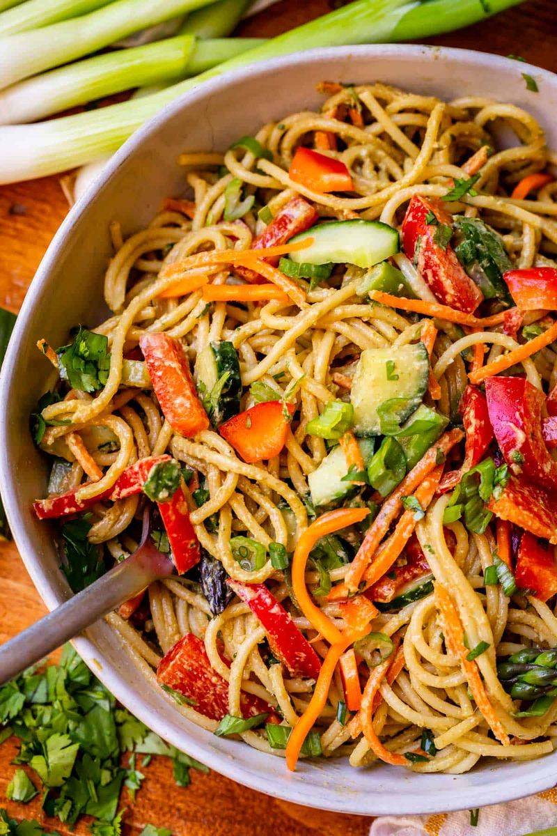 Cold Sesame Noodle Salad