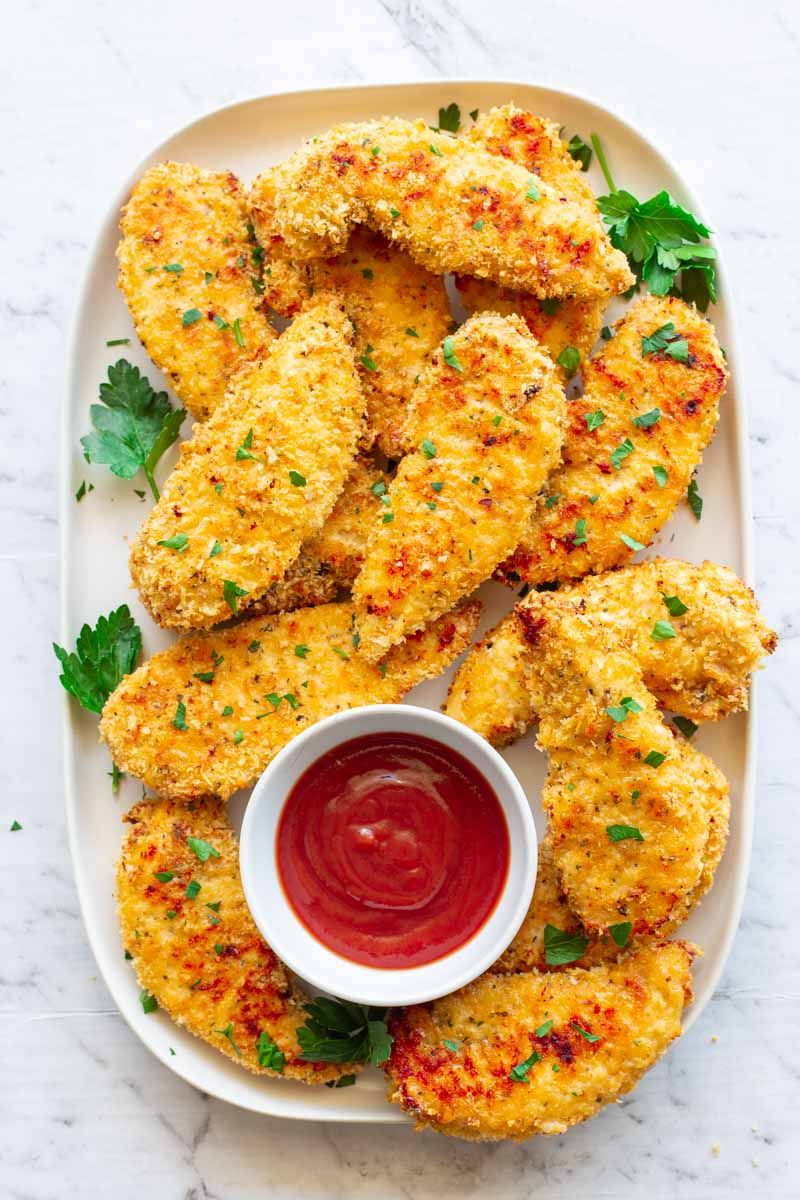 Keto Chicken Tenders (Almond Flour Crust)