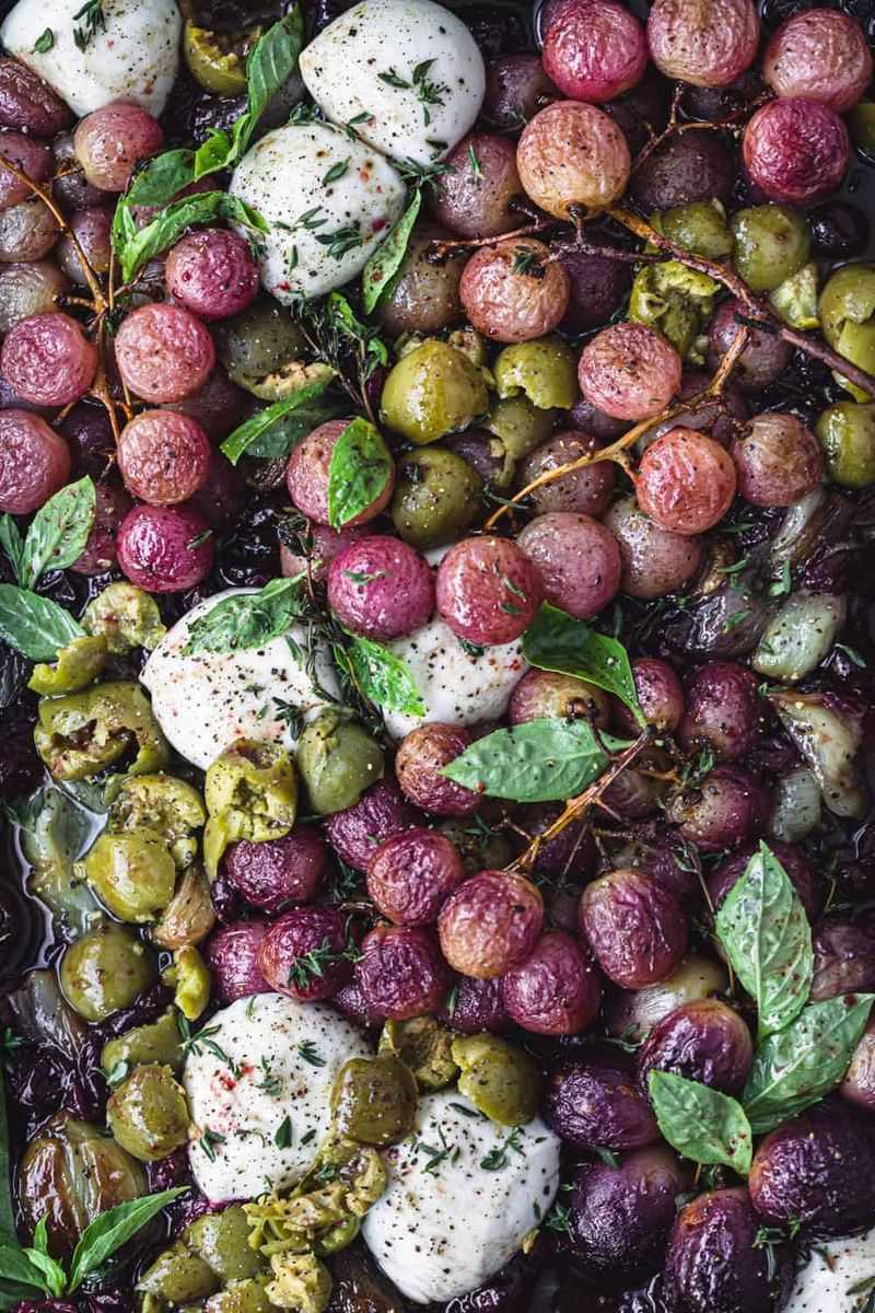 Roasted Grapes with Balsamic and Thyme
