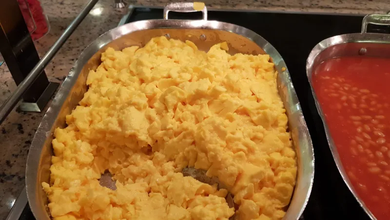 Scrambled Eggs from the Buffet