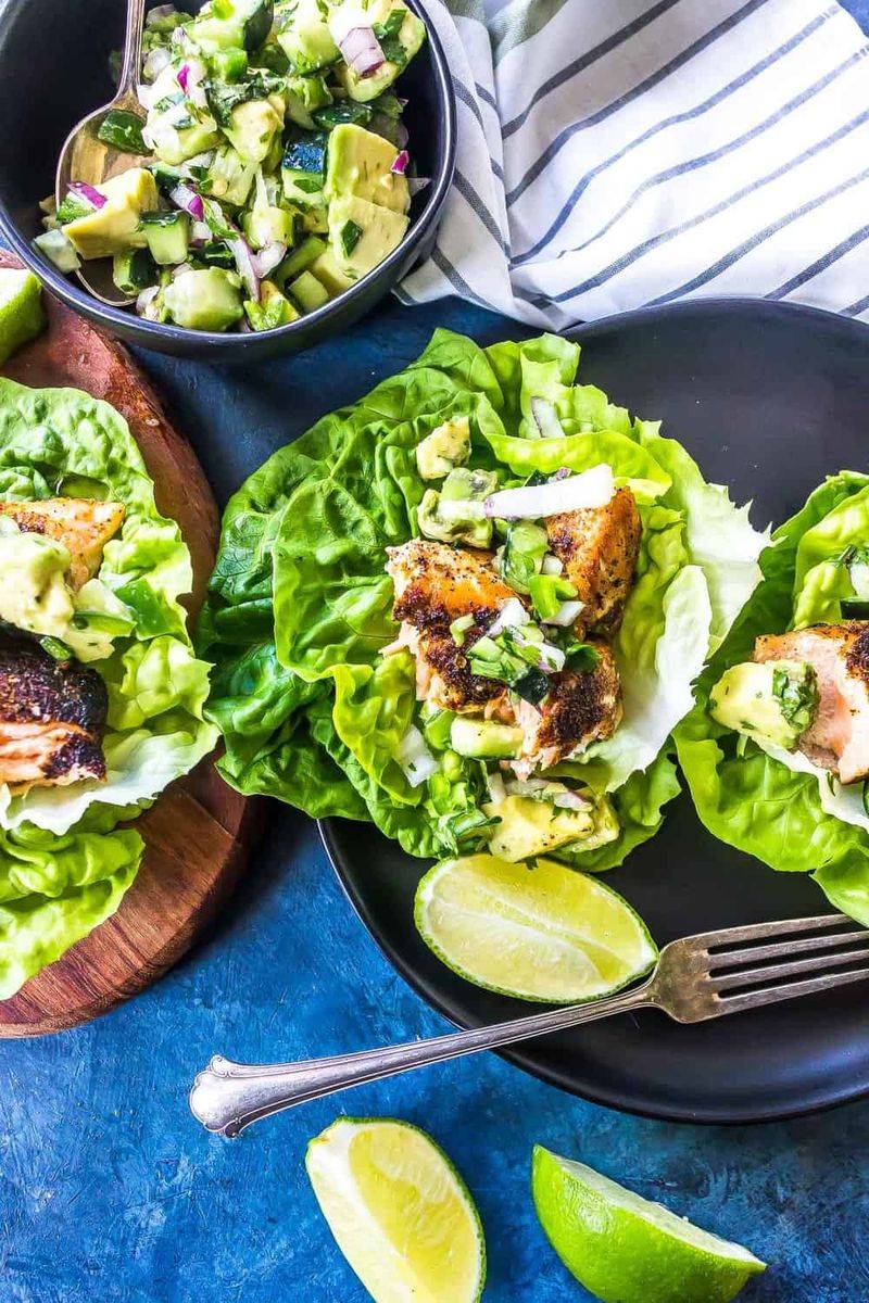 Keto Fish Tacos (Lettuce-Wrap Style)