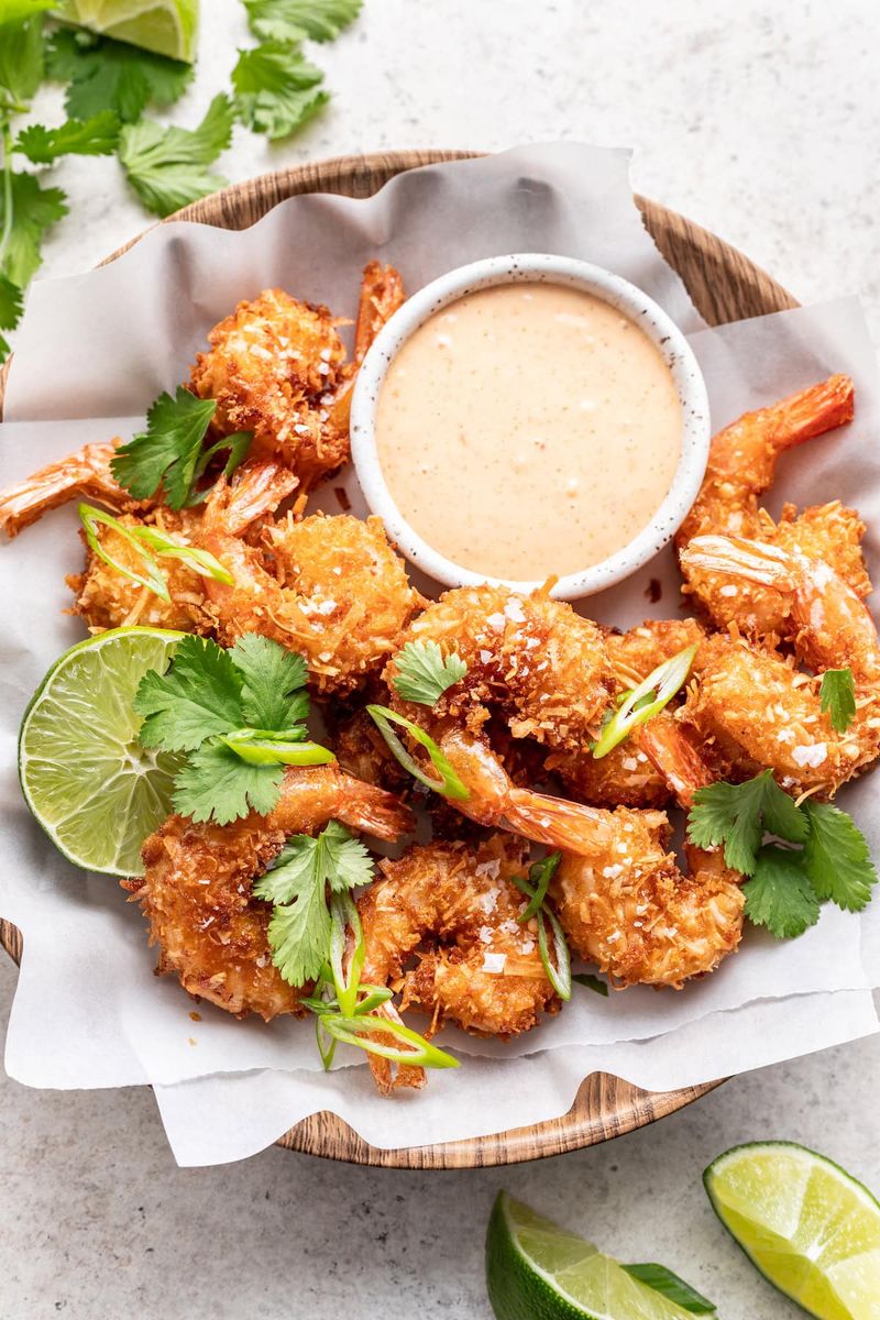 Crispy Coconut Shrimp with Sweet Chili Sauce