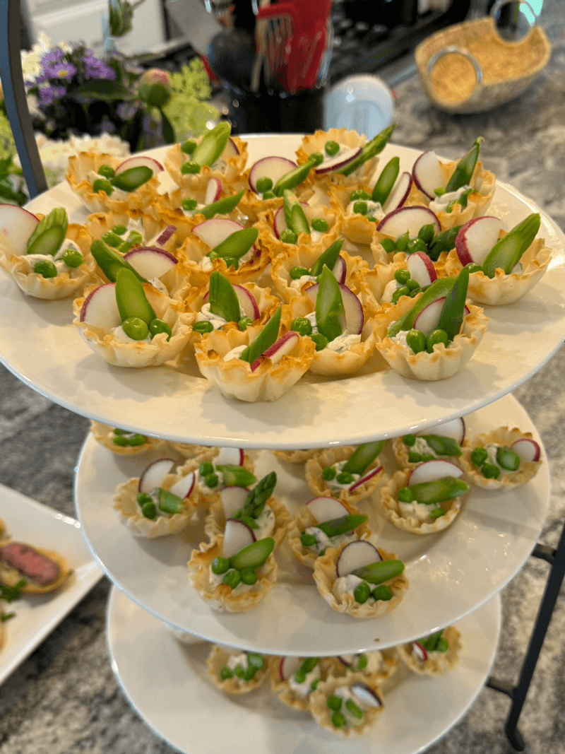 Spring Veggie Tartlets