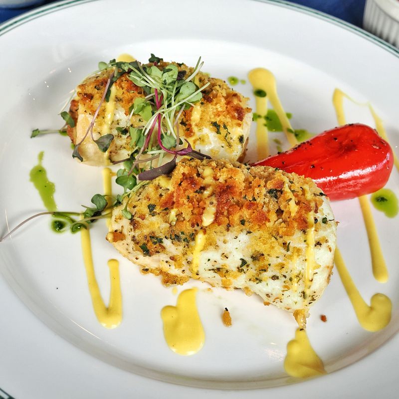 Lobster-Topped Stuffed Flounder