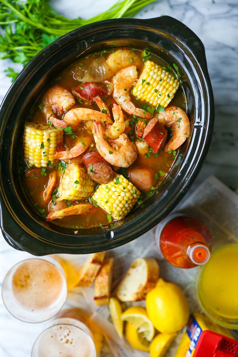 Slow-Cooked Shrimp