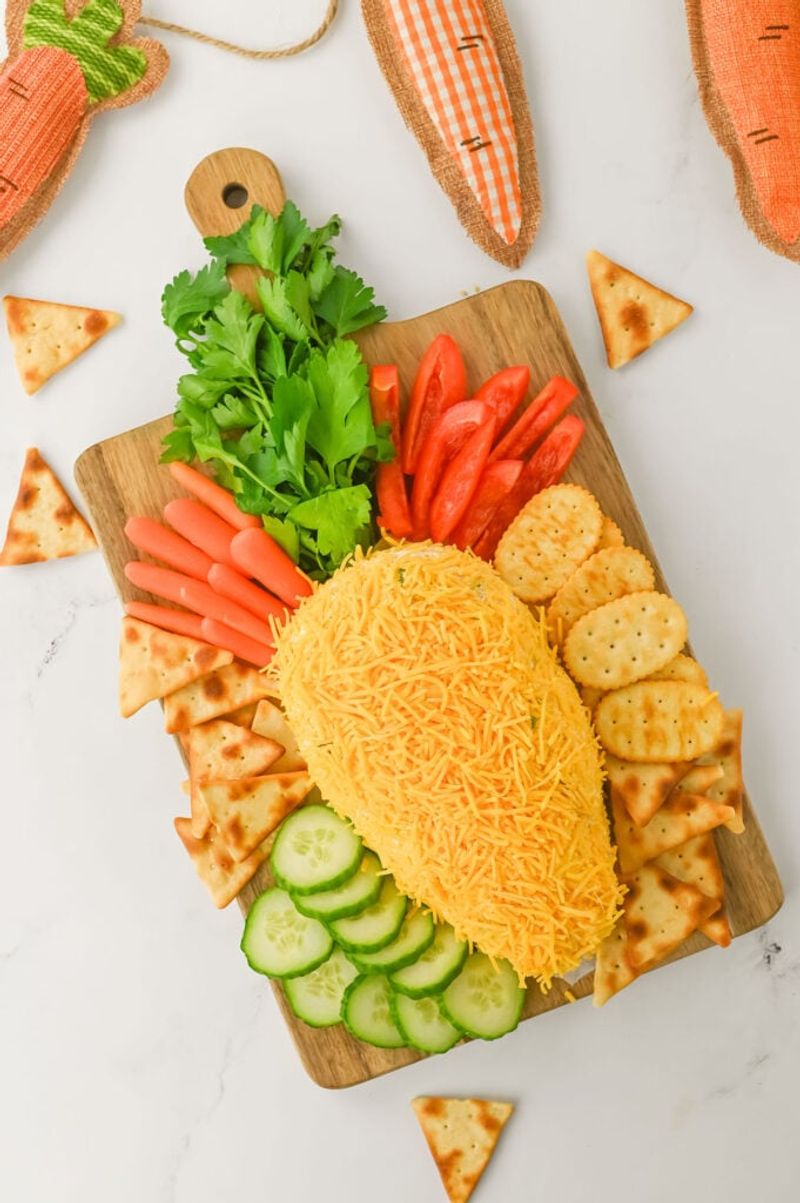 Carrot-Shaped Cheese Spreaders