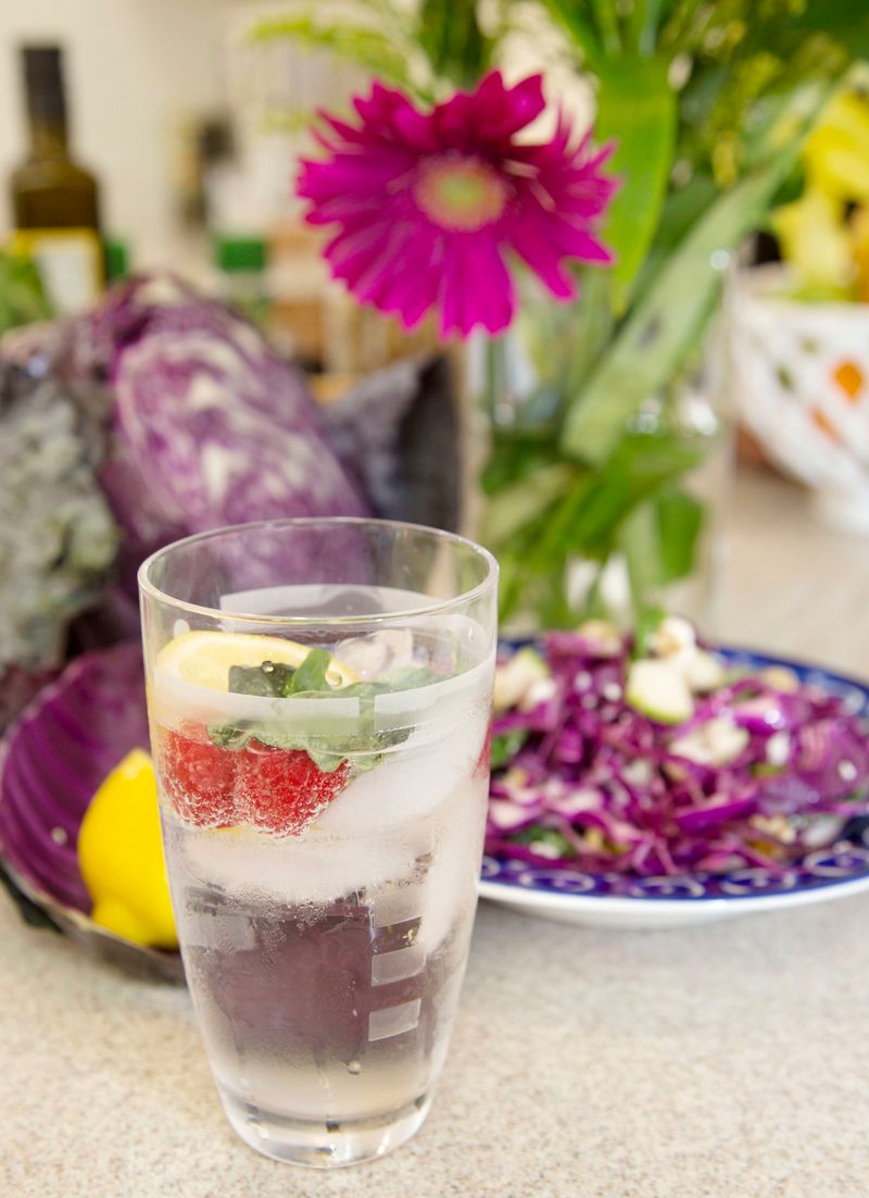 Sparkling Water with Citrus or Berries