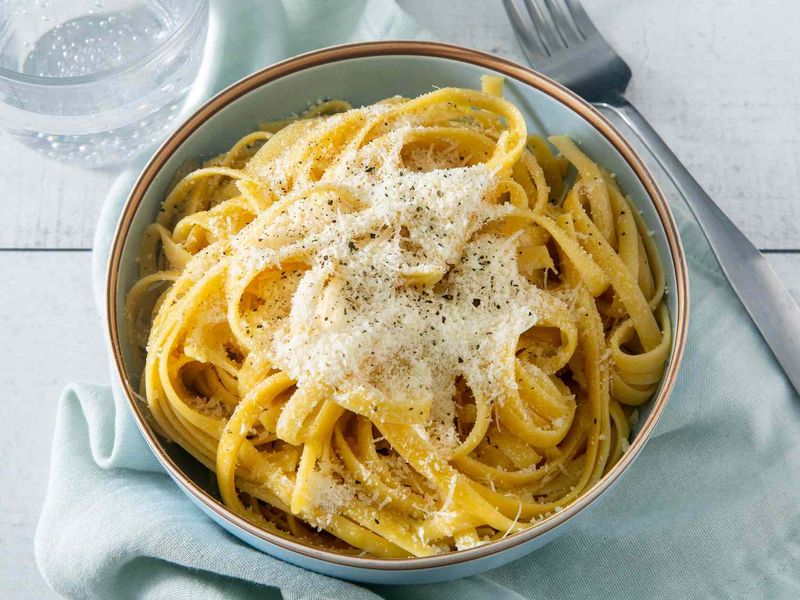 Plain Buttered Pasta with Parmesan