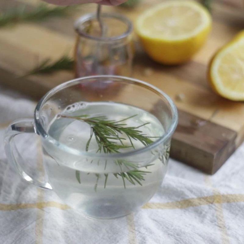 Rosemary Lemon Water