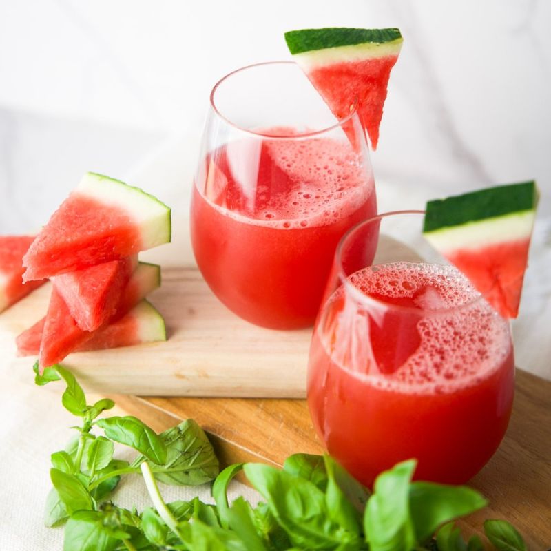 Watermelon Basil Smoothie