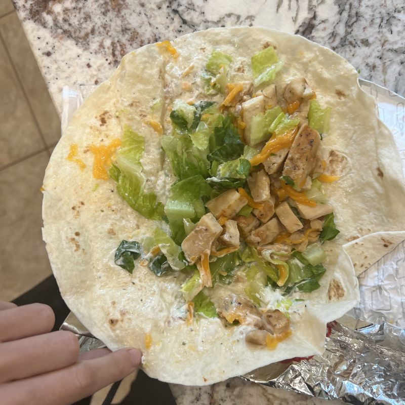 Wendy’s Grilled Chicken Wrap (Old Version)