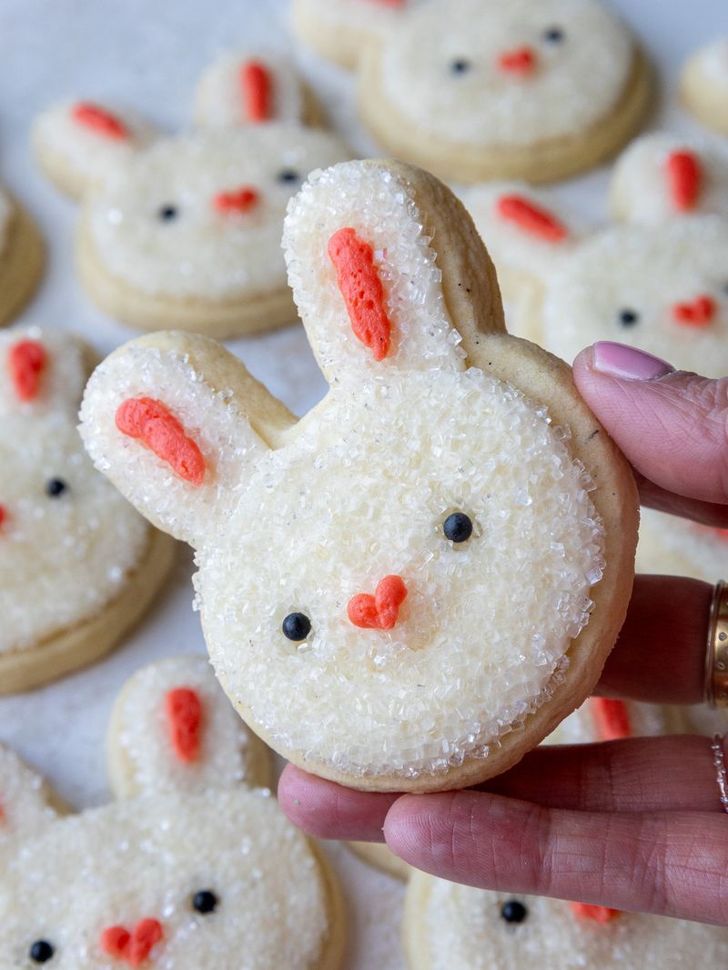 Bunny-Shaped Sugar Cookies