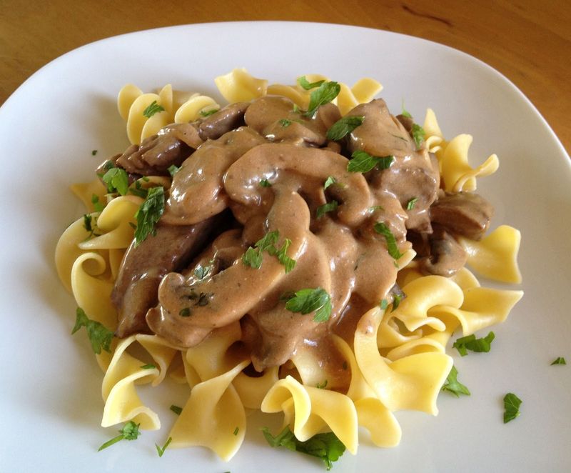 Beef Stroganoff