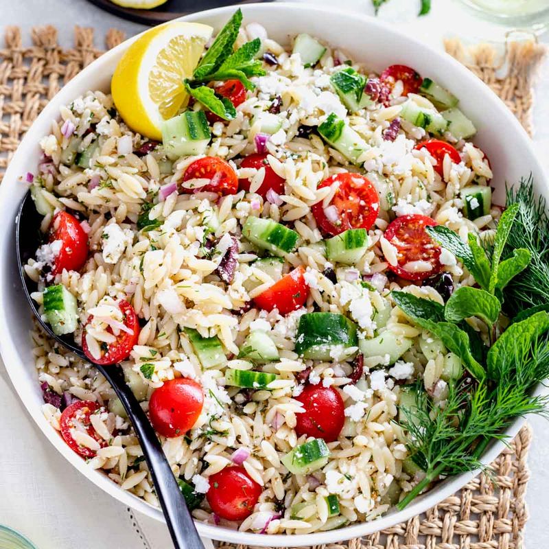 Greek Orzo Pasta Salad
