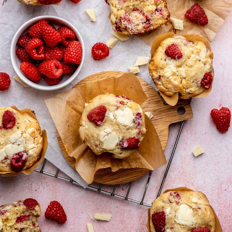 White Chocolate and Raspberries