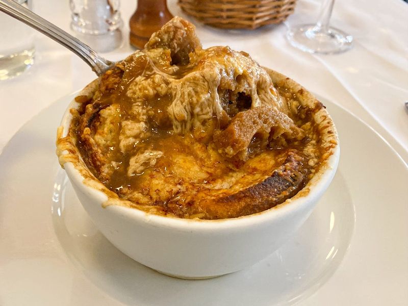 Soupe à l’Oignon (French Onion Soup) at Tourist Spots