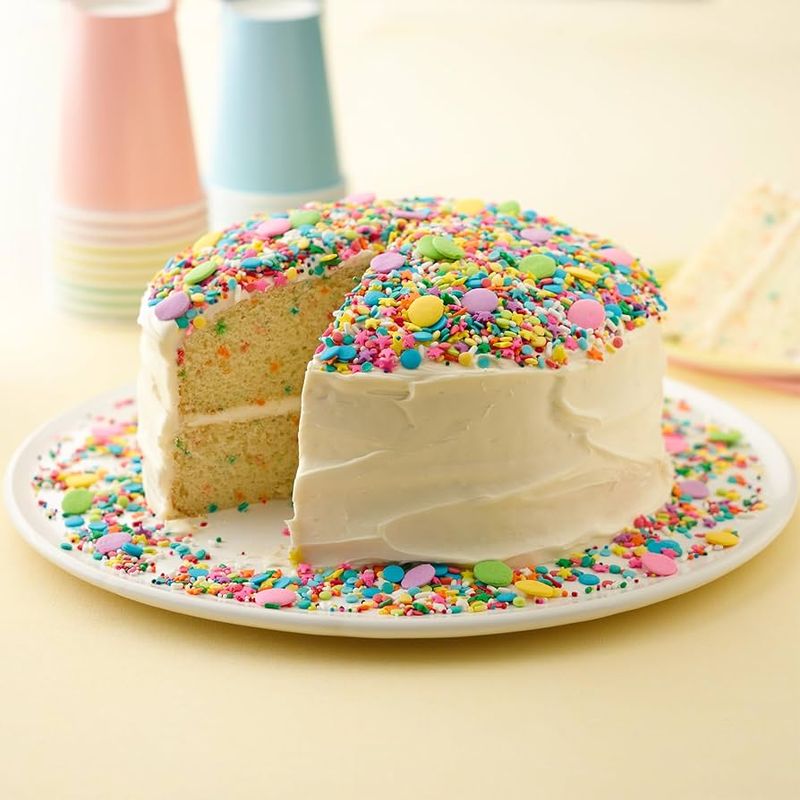 Rainbow Chip Cake