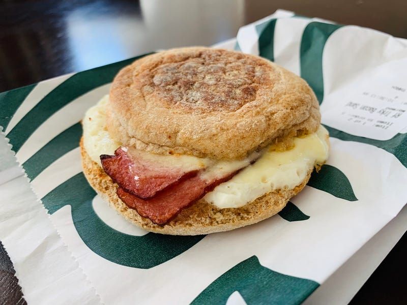 Starbucks Turkey Bacon, Egg White & Cheddar
