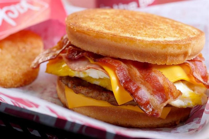 Jack in the Box Loaded Breakfast Sandwich