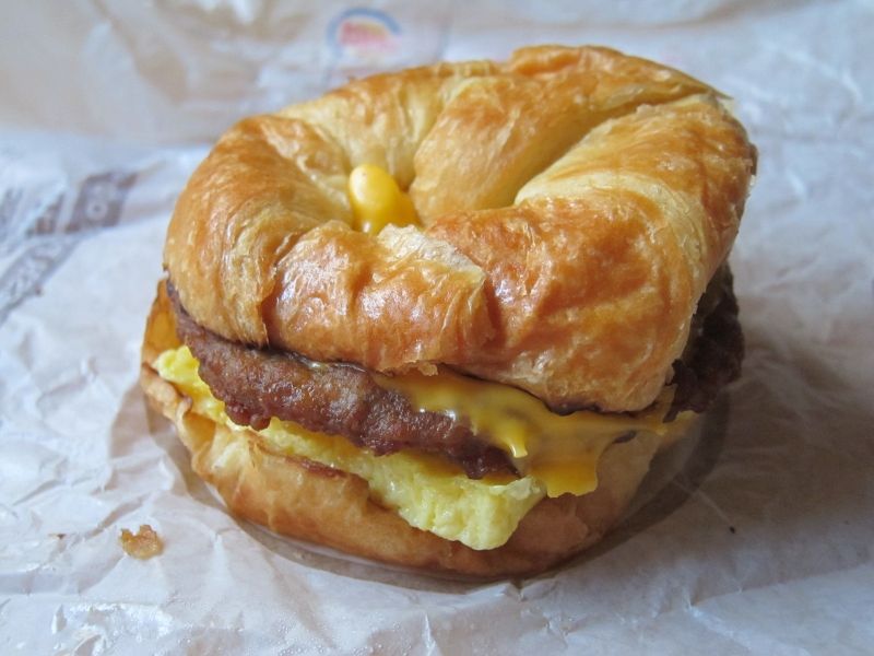 Burger King Croissan’wich (Egg & Cheese)