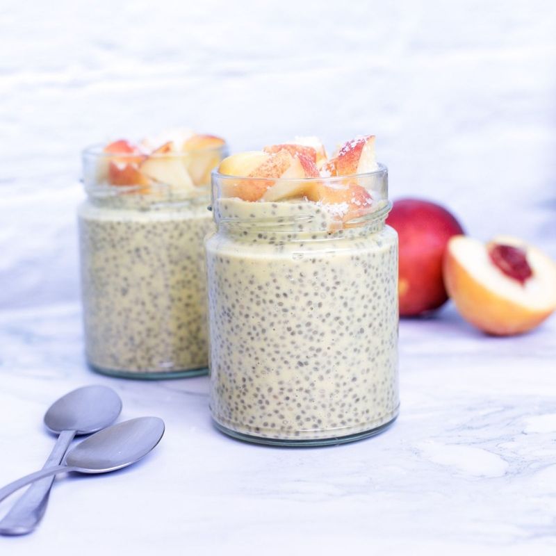 Peach Chia Smoothie