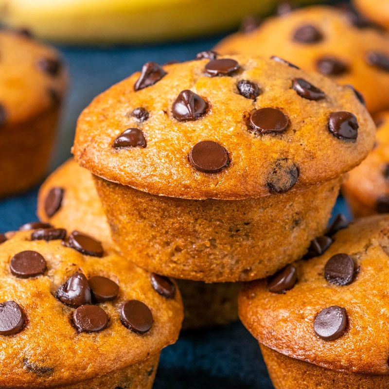 Banana Chocolate Chip Muffins