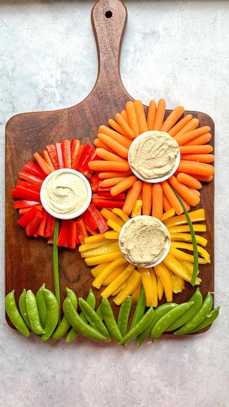 Veggie Flower Platter