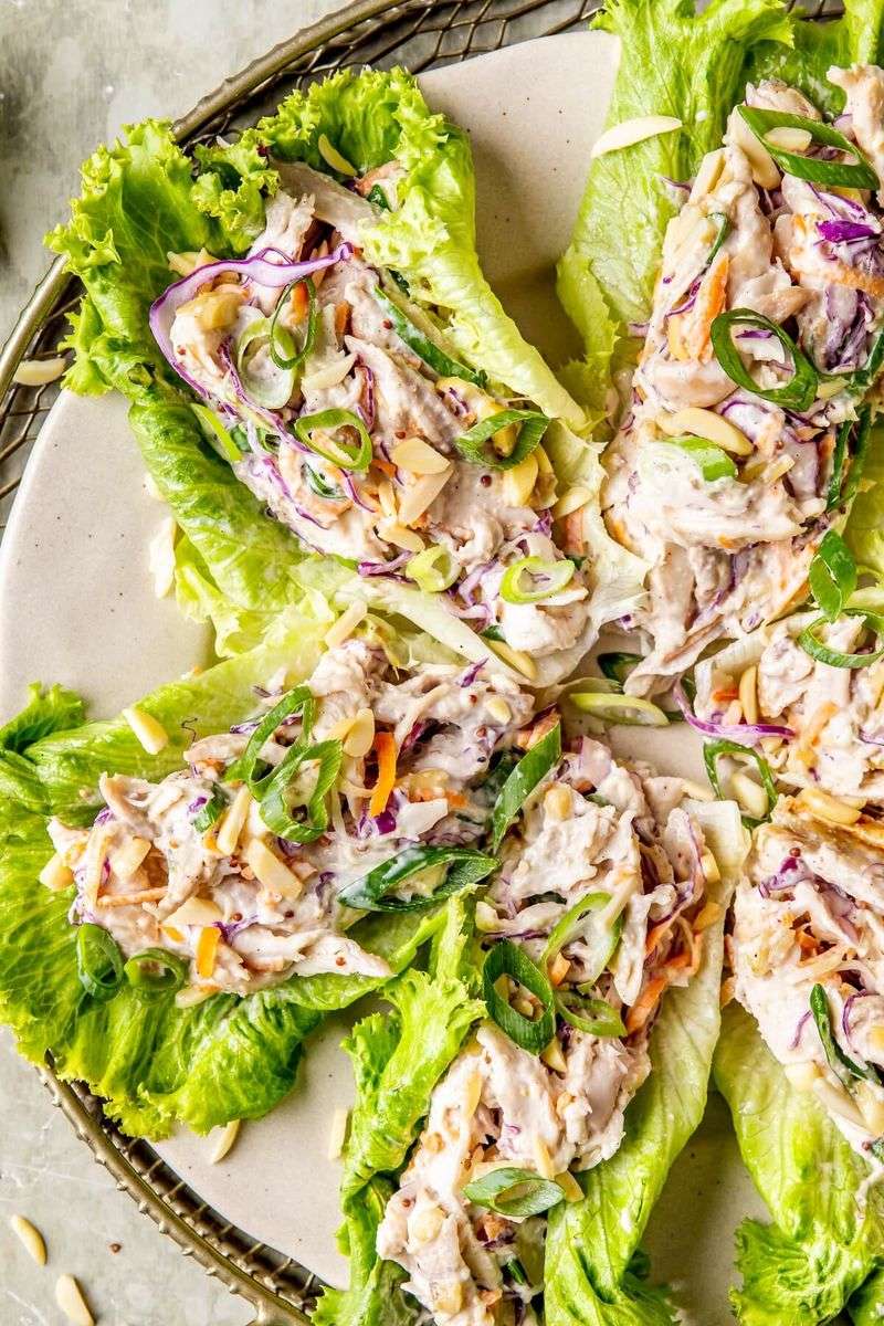 Rotisserie Chicken Lettuce Boats