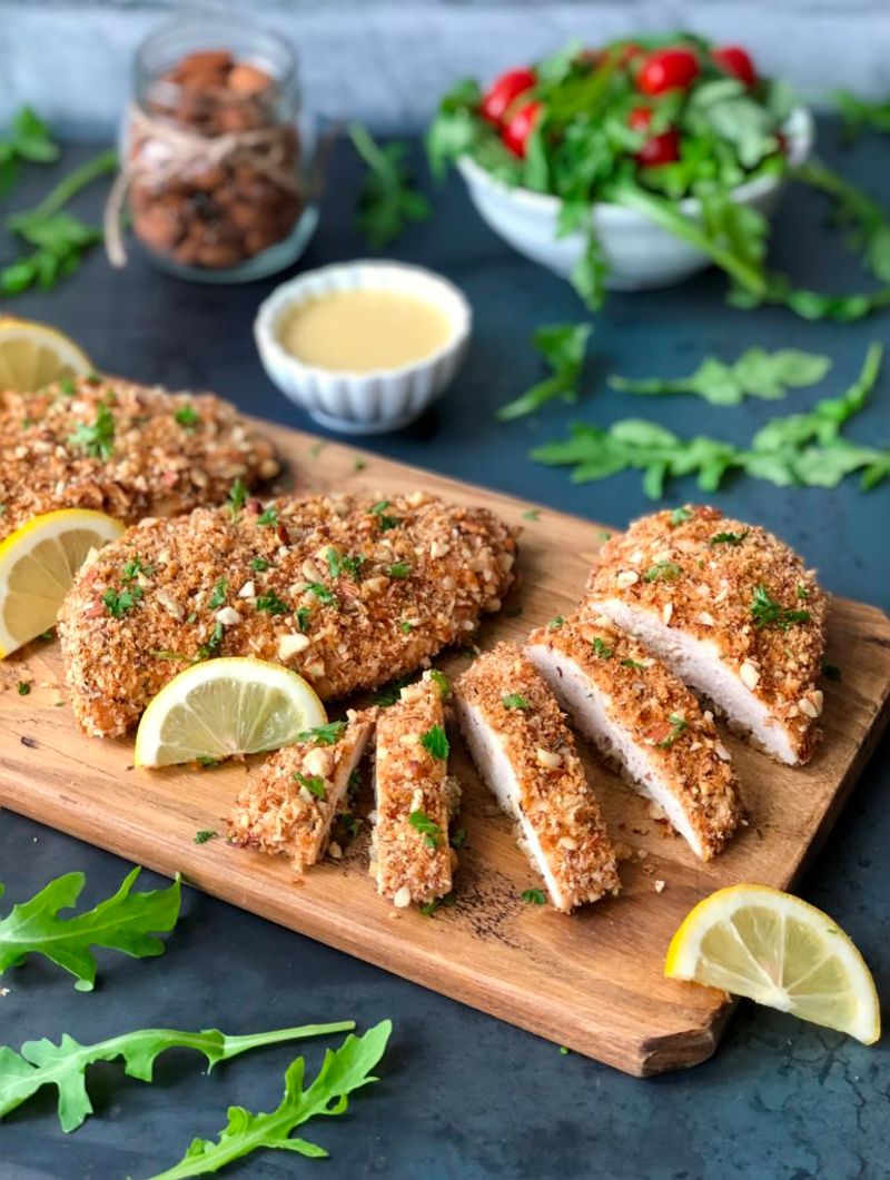 Baked Chicken Tenders (Almond Meal Crust)