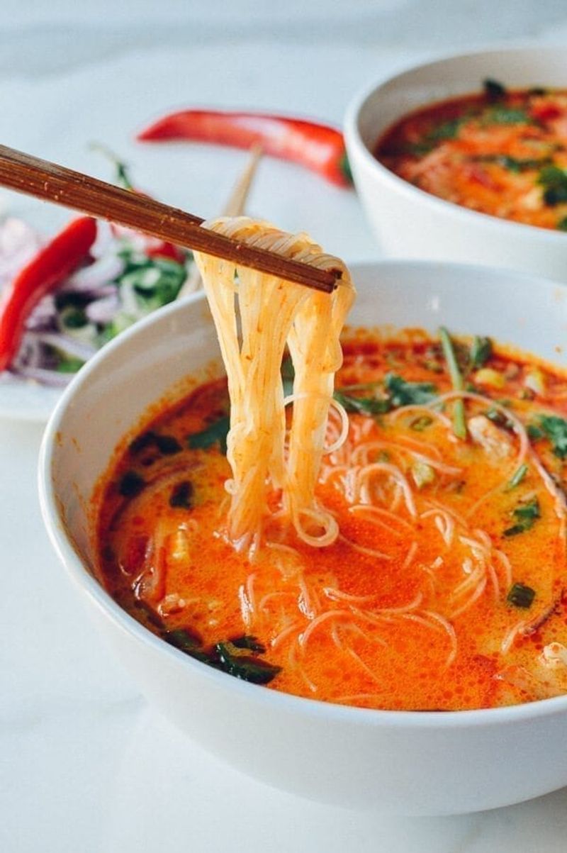 Thai Coconut Curry Noodle Soup