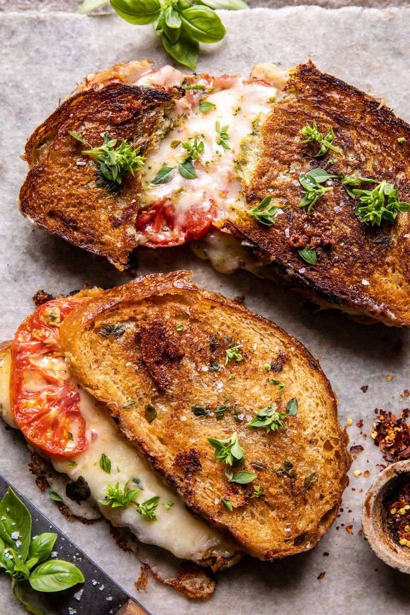 Caprese Grilled Cheese