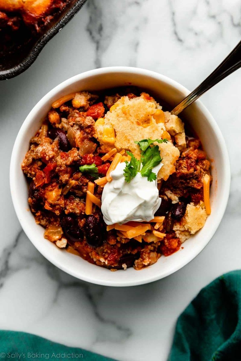 Cornbread Chili Casserole