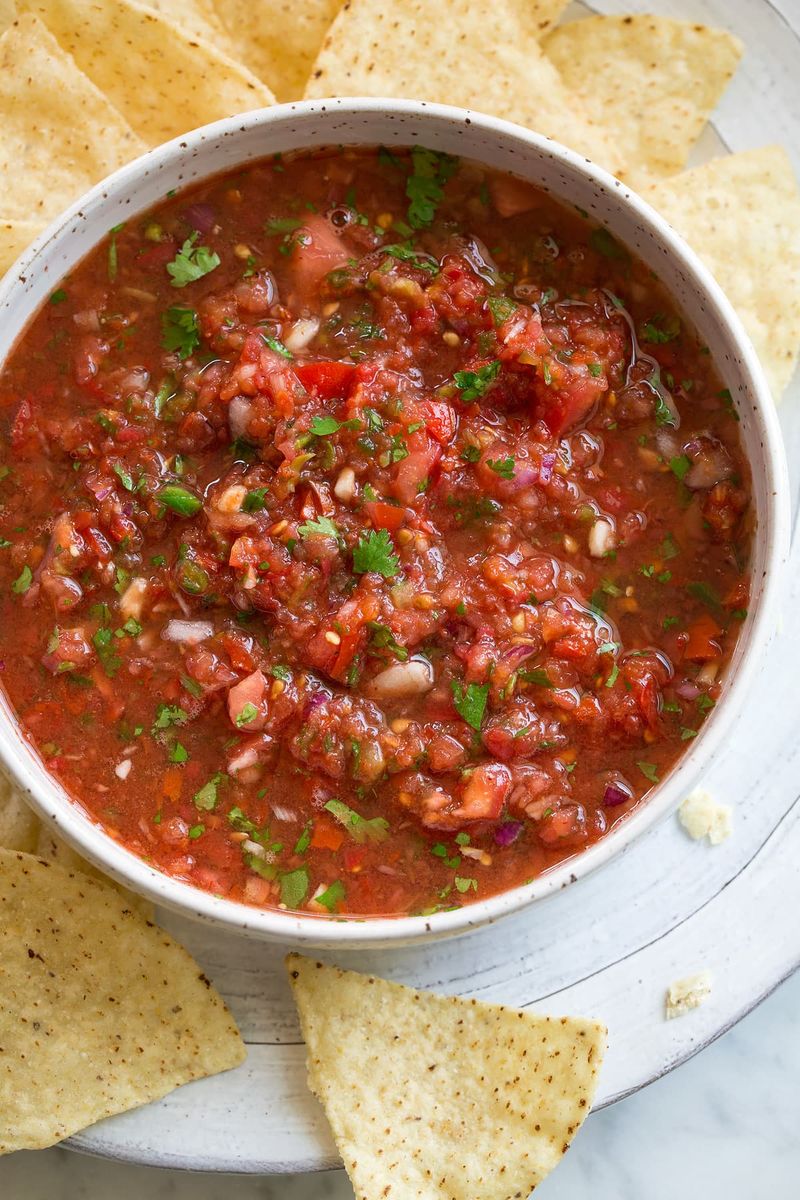 The Salsa Is House-Made and Served Immediately