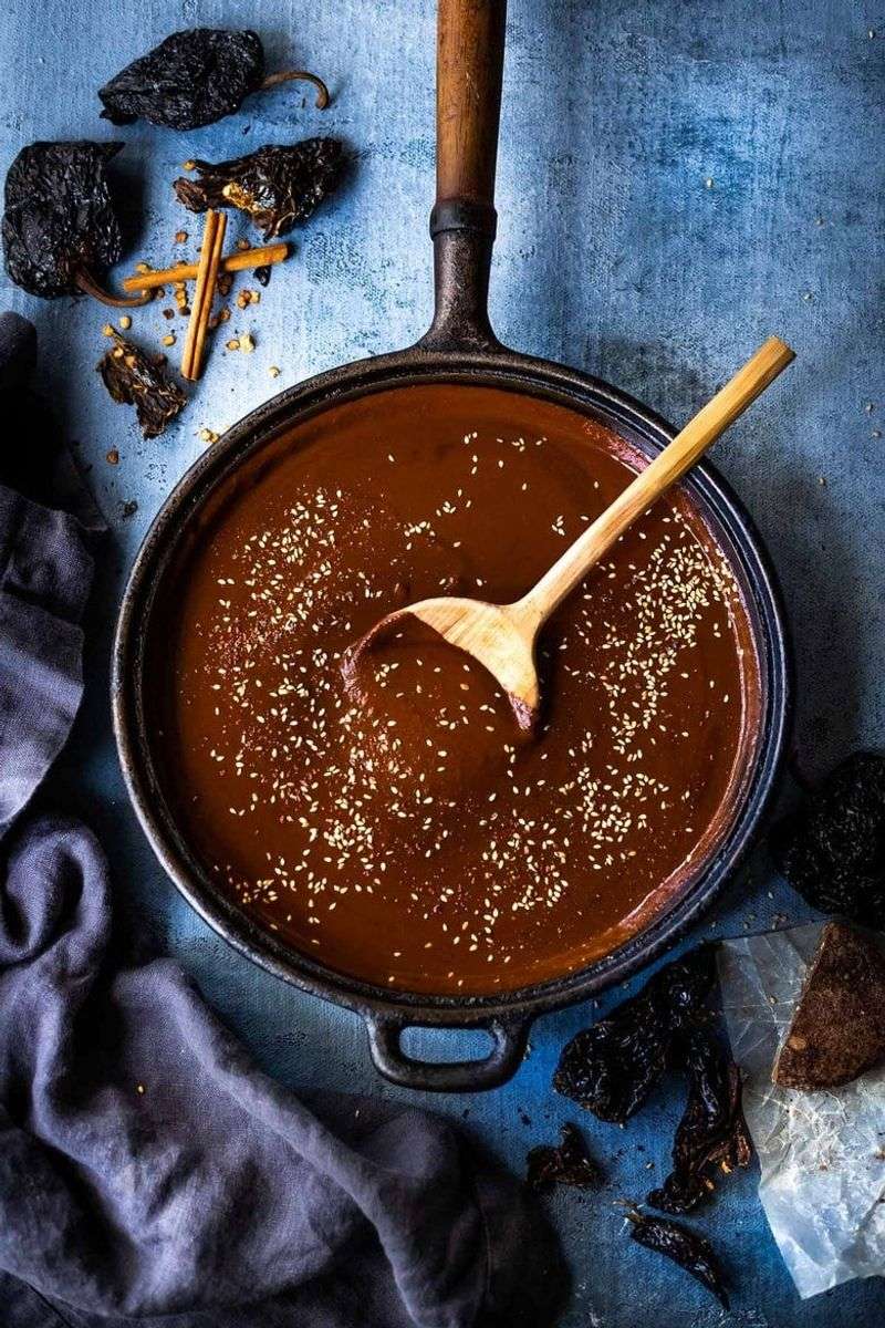Mole That Tastes Like Chocolate Syrup