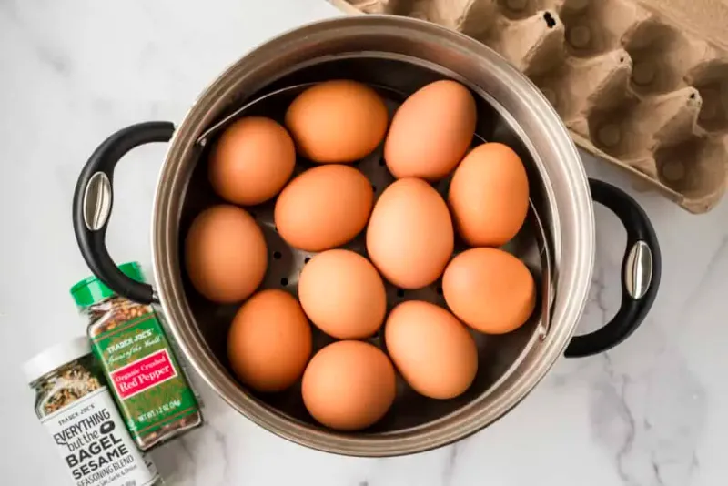 Fact: Steaming instead of boiling can make peeling easier