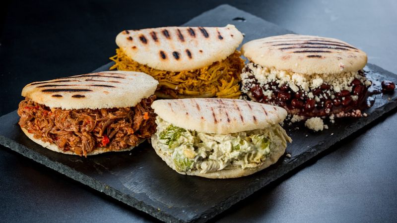 Arepas – Street Food (Venezuela/Colombia)