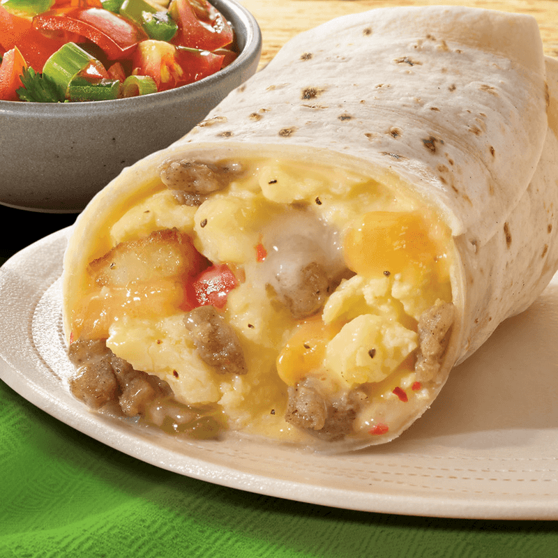 El Monterey Egg, Sausage & Cheese Burrito