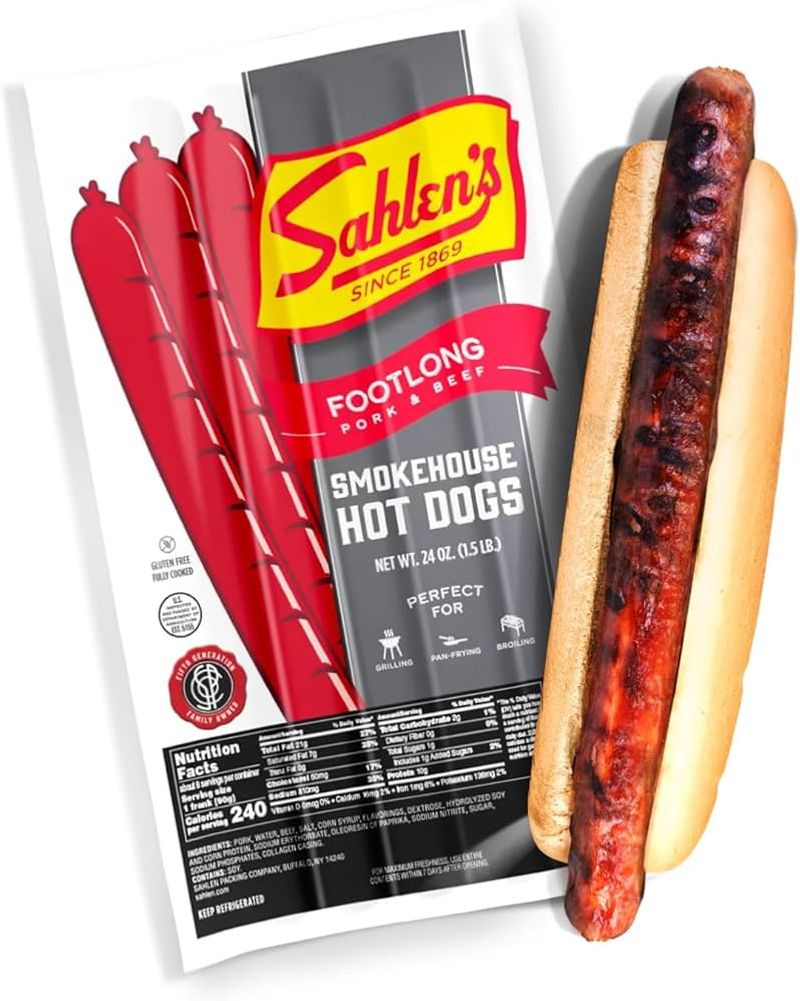 Sahlen’s Smokehouse Hot Dogs