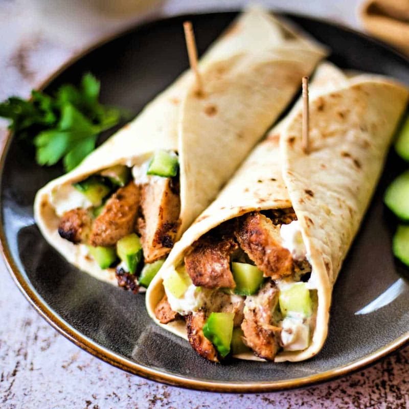 Shawarma Wrap – Street Food (Middle East/North Africa)