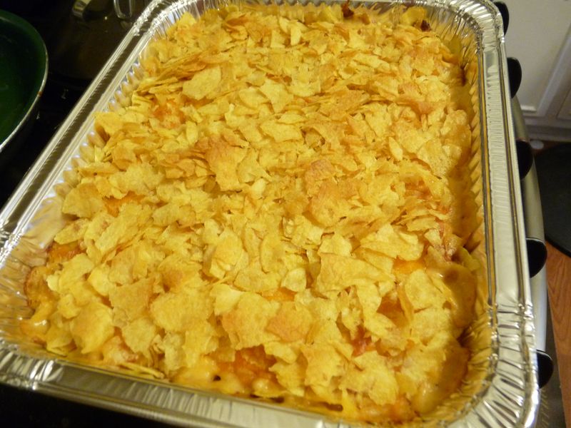 Spam and Velveeta Casserole