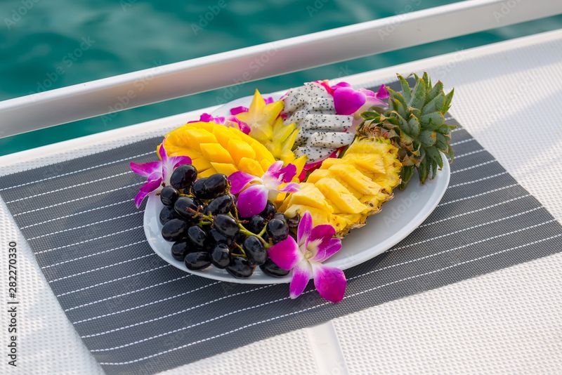 Tropical Fruit from the Pool Bar or Main Dining Room