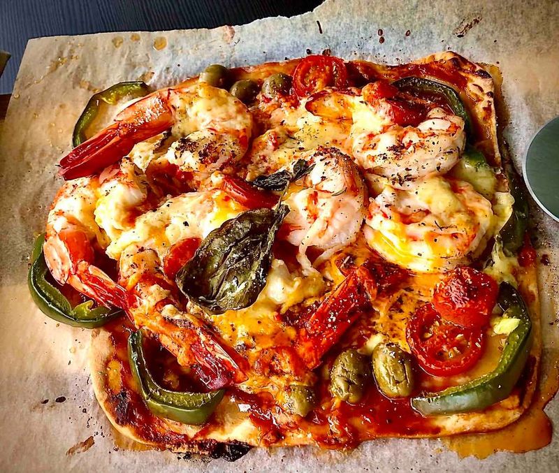 Seafood Pizza (Loaded with Too Many Toppings)