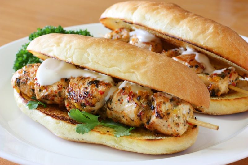 Spiedie Sandwich