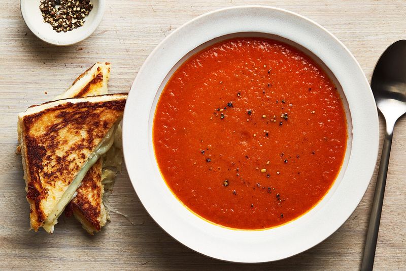 Grilled Cheese & Tomato Soup