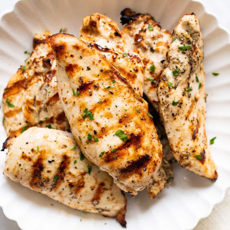 Plain Frozen Grilled Chicken Strips