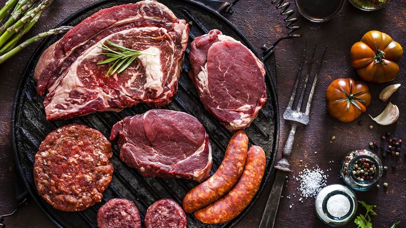 Red Meat (especially steaks and burgers)